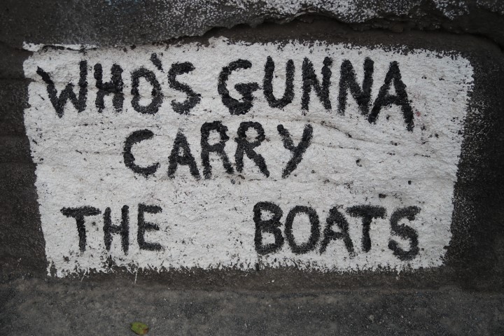 whos gunna carry the boats