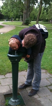 Alex - Water fountain!