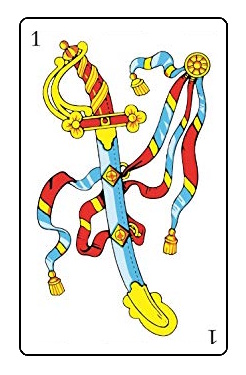 1 de Espadas (Centro)